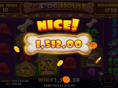 Игровой автомат The Dog House Megaways — RTP 95.5%
