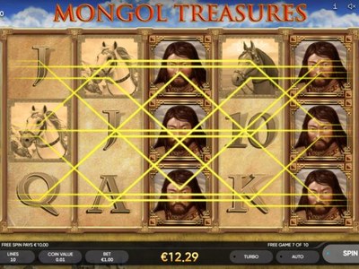 Игровой автомат Mongol Treasures от Endorphina